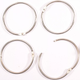 Vaessen Creative Book Binding Rings: Silver 75mm - saranarengaslajitelma 