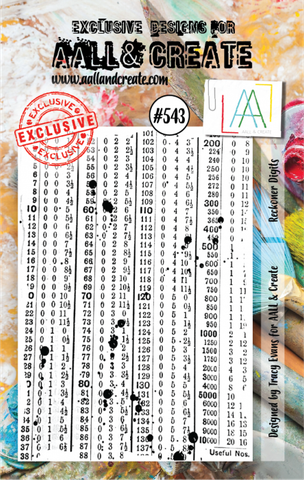 Aall & Create: Reckoner Digits  #543 -leimasinsetti