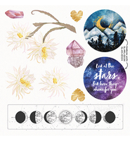 Studio Light: Moonflower Die Cut Book 15 x 15 cm  - leikekuvalehtiö