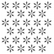 13arts: Snowflakes 6 x 6 -sabluuna