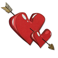 Sizzix Thinlits: Lovestruck Colorize  -stanssisetti