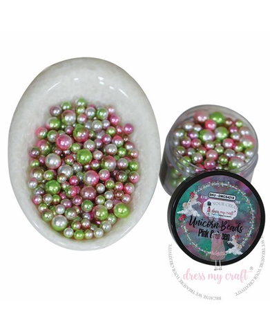 DMC Unicorn Beads: Pink & Green 20g
