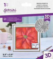 CC Gemini: Precious Poinsettia 3D - kohokuviointikansio