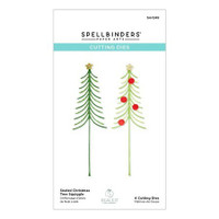 Spellbinders: Sealed Christmas Tree Squiggle  - stanssisetti