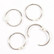 Vaessen Creative Book Bindings Rings: Silver 32 mm - saranarengaslajitelma 