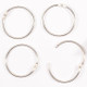 Vaessen Creative Book Bindings Rings: Silver 50 mm - saranarengaslajitelma 
