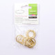 Vaessen Creative Book Bindings Rings: Gold 20 mm - saranarengaslajitelma 