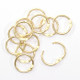 Vaessen Creative Book Bindings Rings: Gold 25 mm - saranarengaslajitelma 