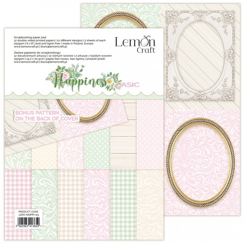 Lemoncraft: Happiness Basic Papers 6x8  -paperilehtiö