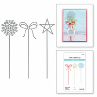 Spellbinders: Sealed Holiday Squiggles  - stanssisetti