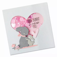 Framelits with stamps: Bunny Love 