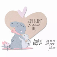 Framelits with stamps: Bunny Love 