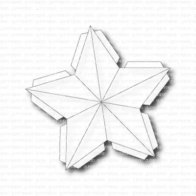 Gummiapan: Star 3D - stanssi 
