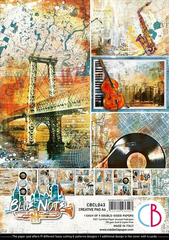 Ciao Bella: Creative Pad A4 - Blue Note 
