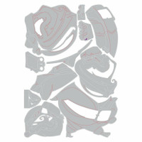 Sizzix Tim Holtz Thinlits: Jolly St. Nick, Colorize  - stanssisetti