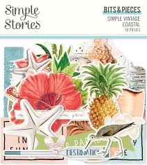 Simple Stories: Simple Vintage Coastal Bits & Pieces  - leikekuvat