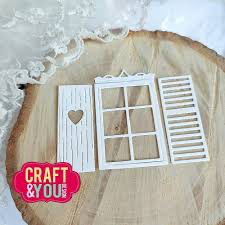Craft & You: Window with Shutters -stanssisetti