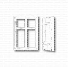 Gummiapan: Window and Shutter  - stanssisetti 