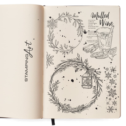 Ciao Bella : Wreaths & Mulled Wine A5 - leimasinsetti 