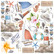 Ciao Bella: Fussy Cut Vellum set 6x6  - Summer Breeze
