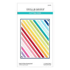 Spellbinders: Super Stripes Background - stanssisetti