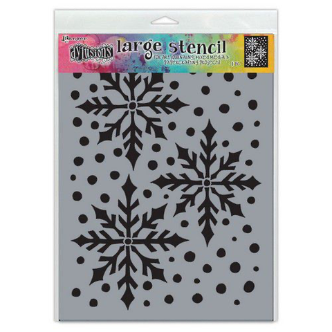 Ranger Dylusions: Ice Queen Large Stencil 9x12 -sabluuna