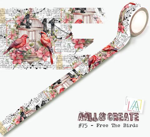 Aall & Create Washi: Free the Birds #75