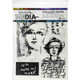 Ranger Dina Wakley Collage Paper: Vintage & Sketches - kollaasipaperit