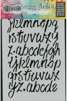Dylusions Mini Stencil: Modern Script