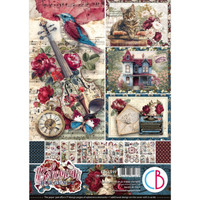 Ciao Bella: Creative Pad A4 - Bohemian Burgundy 