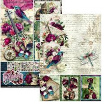 Ciao Bella: Creative Pad A4 - Bohemian Burgundy 