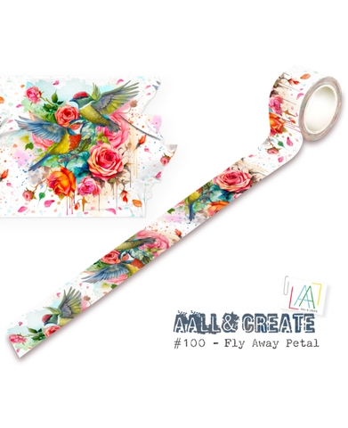 Aall & Create Washi: Fly Away Petal  #100