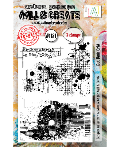 Aall & Create: Dot Dash Grid  #1181  -leimasinsetti