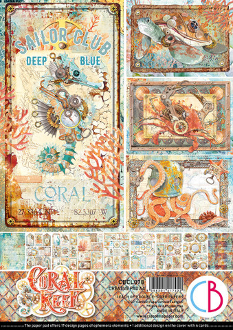Ciao Bella: Creative Pad A4 - Coral Reef