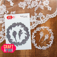 Craft & You:  Cedar Wreath - stanssisetti