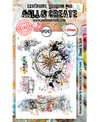 Aall & Create: Stamp & Seek #1242 - leimasinsetti