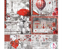 Ciao Bella: Paper Pad 8x8 - Paris Je T’aime 