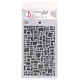 Ciao Bella 5x8 Stencil : Abstract Bricks  - sabluuna