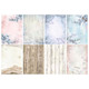Stamperia: Dewdrops Rice Paper Backgrounds A6