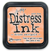 Distress Ink: Dried Marigold -mustetyyny