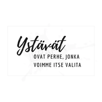 Krafia: Ystävät ovat perhe  - leimasinsetti 