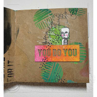 Dina Wakley Media Stencil: Lined Circles - sabluuna 