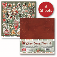 Craft & You Design: Christmas Time Small 12x12 - paperikokoelma