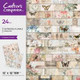 Crafter's Companion: Distressed Florals  12x12 - paperikokoelma 