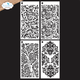 Elisabeth Craft Designs: Journal Stencils 6 -  sabluunapakkaus 