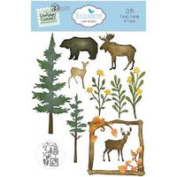Elisabeth Craft Designs: Forest Friends & Frame - stanssisetti