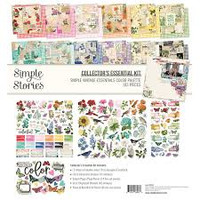 Simple Stories: Simple Vintage Essentials Color Palette Collector’s Essential Kit 12x12 - paperikokoelma   