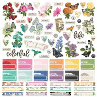 Simple Stories: Simple Vintage Essentials Color Palette Collector’s Essential Kit 12x12 - paperikokoelma   