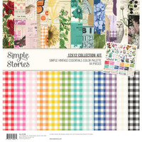 Simple Stories: Simple Vintage Essentials Color Palette Collection Kit 12x12 - paperikokoelma   