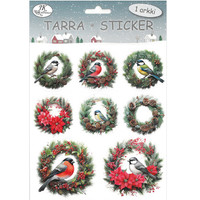 JK Primeco: Linnut ja kranssit  -tarrapakkaus